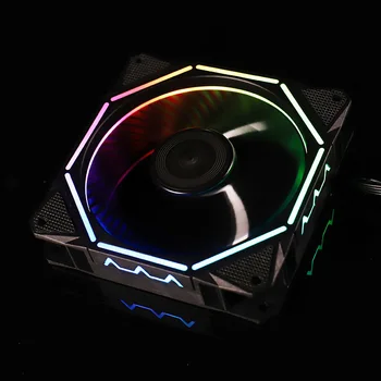 Caz de calculator PC a Ventilatorului de Răcire Bar Lumina RGB Regla Lampă cu LED-uri Benzi Cooler 120mm Fan Lumină Nouă Sosire