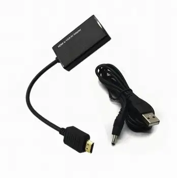 1080P HDMI la VGA Video Converter AV Cablu Adaptor Pentru Tablet PC, DVD, HDTV