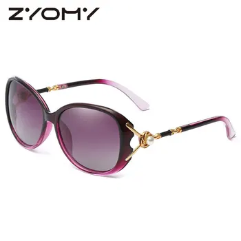 Q Designer de Brand Oculos Gafas de sol Gradient de Culori Lentile Clasic Pearl Ochelari ochelari de Soare pentru Femei UV400 Ochelari de Conducere