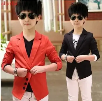 Noi de moda de toamna pentru copii de primavara casual, costume baieti jachete en-gros stil coreean cu maneci lungi sacouri