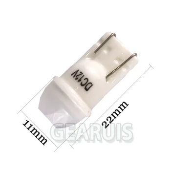 Noi Durabil T10 W5W Ceramice 3D LED COB forma de Diamant 30MA 194 192 168 12V Auto Bec Lumina Citire de Înmatriculare Lumini 12V