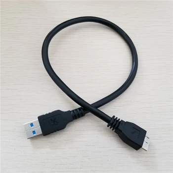 USB 3.0 de Tip a la Micro Mobile Hard Disk de Date Cablu de Extensie pentru Seagate, WD Vest Toshiba Netac Telefonul Mobil Sony Negru 40
