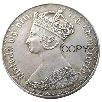 MAREA BRITANIE Victoria UN SET DE(1852-1881) 8PCS 1 Florin de Argint Placat cu Copia Fisei