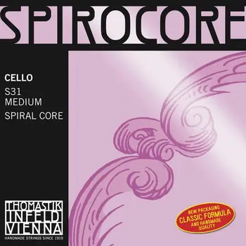 S31 spirocore corzi pentru violoncel 4/4, medie Thomastik