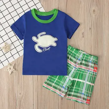 Copii Copii Băieți Maneci Scurte de Desene animate de Imprimare T-shirt, Blaturi+Print pantaloni Scurti Pijamale de Vară de Moda Casual Confortabil Set Z26$