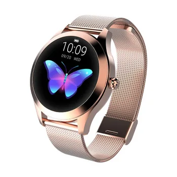 Moda Ceas Inteligent Femei Aur Brățară Minunată Heart Rate Monitor Monitor Somn Smartwatch IP68 rezistent la apa pentru IOS Android