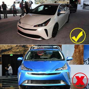 Mașina din Față Faruri de Ceață Lampă Capac Ornamental Pleoapa Benzi pentru Toyota Prius 2019-2020